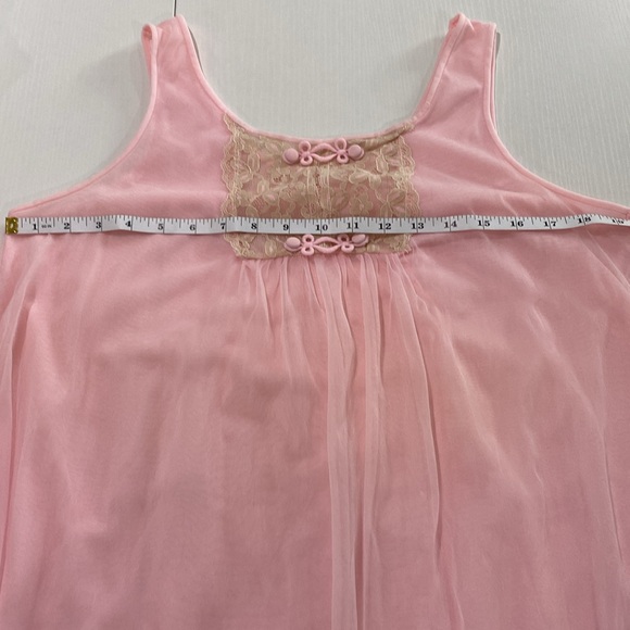 VAL MODE VINTAGE PEIGNOIR SET SOFT PINK SMALL - Picture 14 of 17